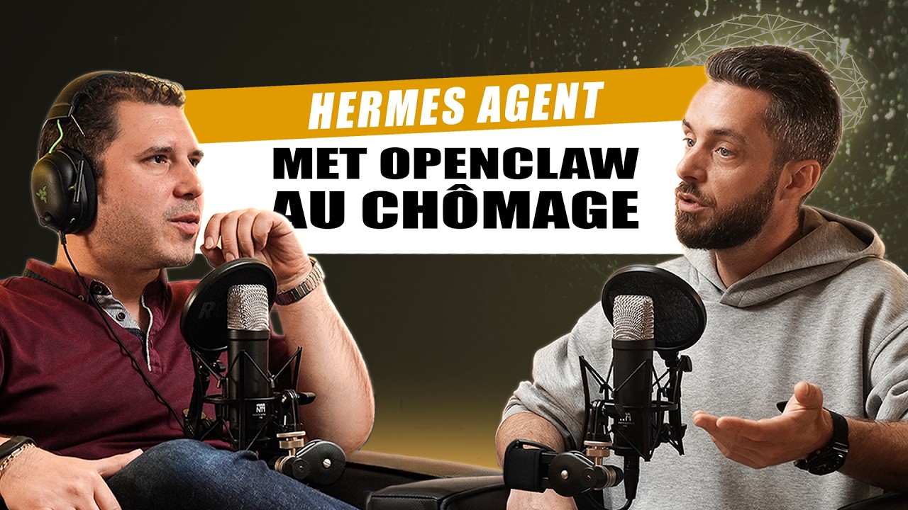 Il automatise tout avec Hermes et met OpenClaw au chômage ! avec David Schkiwisk