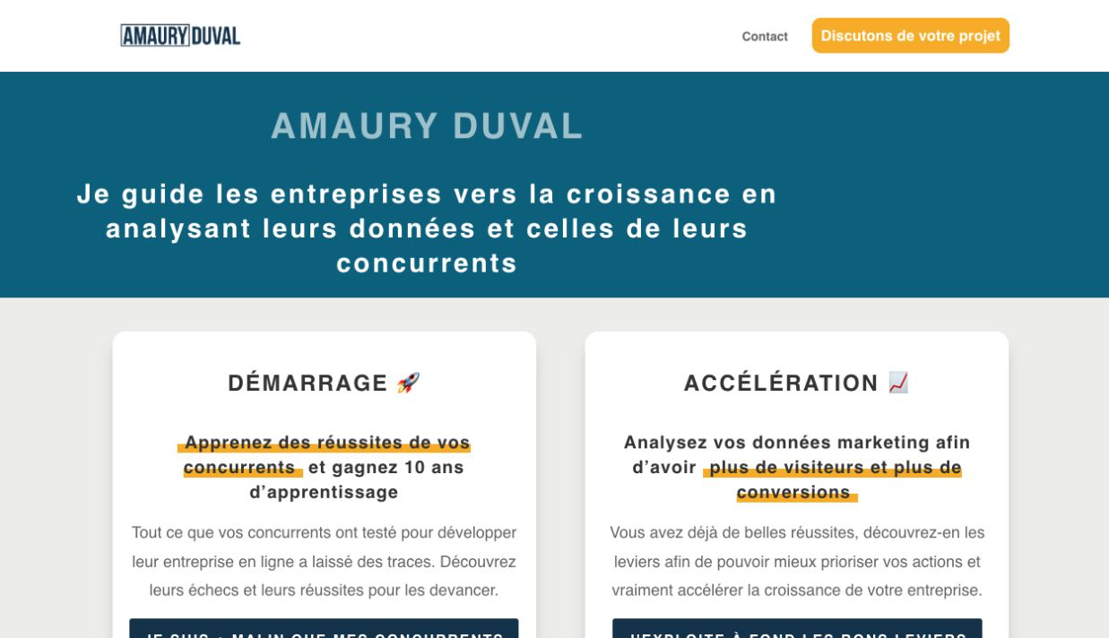 Capture du site Site personnel