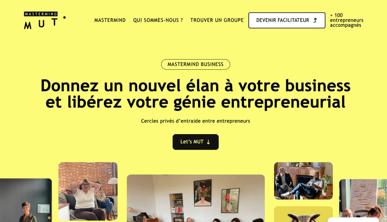 Capture du site Mastermind MUT